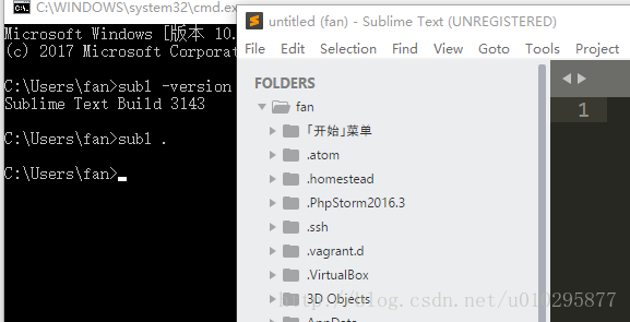 Sublime Text的命令行工具subl
