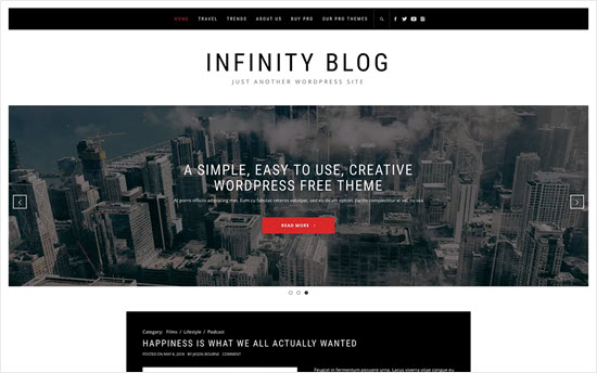 infinity-blog-theme