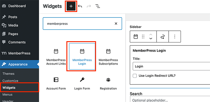 memberpress-login-widget