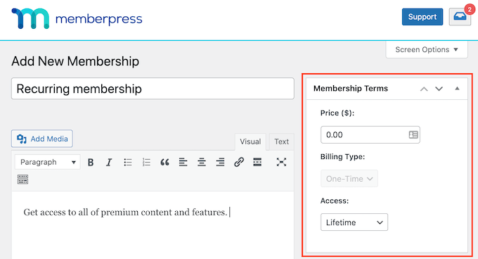 memberpress-membership-terms