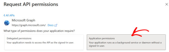 select-application-permissions