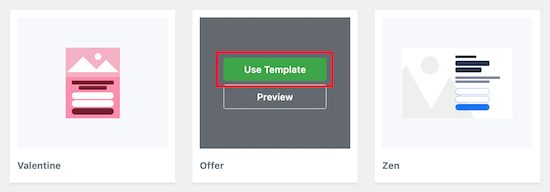 select-optinmonster-template