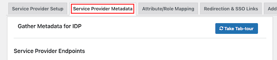 service-provider-metadata-menu-option