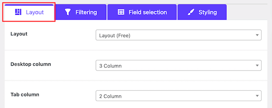 shortcode-layout