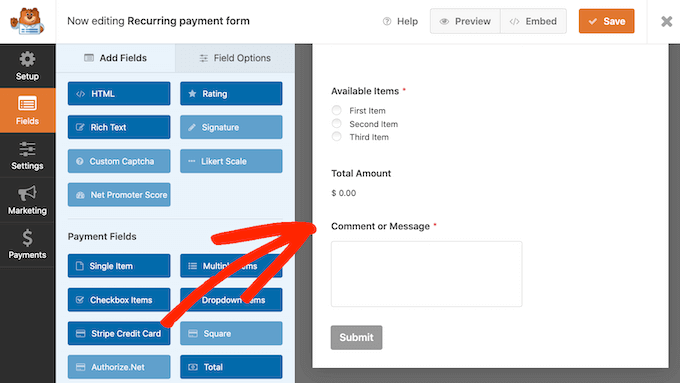 stripe-wpforms-field