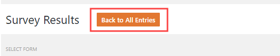 返回查看 WPForms 问卷的所有条目