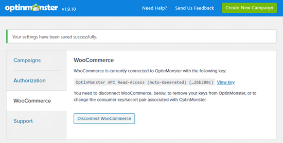 OptinMonster 和 WooCommerce 现已连接