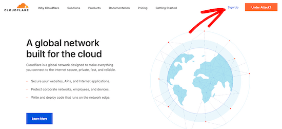 访问 Cloudflare 网站