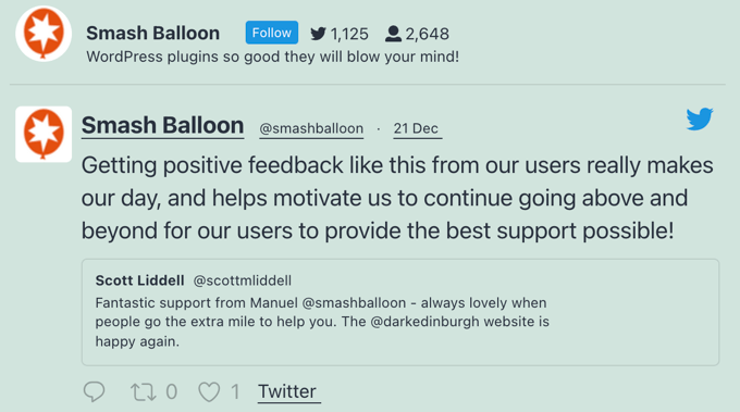 粉碎气球 Twitter 客户评论