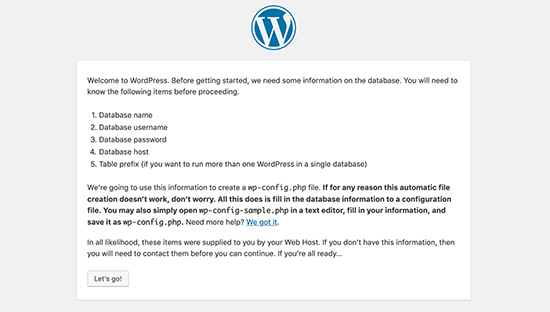 WordPress 安装要求
