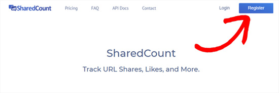 注册 SharedCounts com