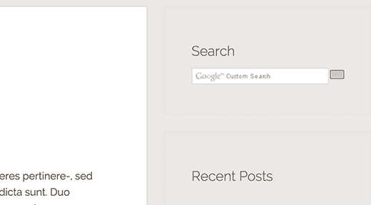 WordPress 中的 Google 自定义搜索表单