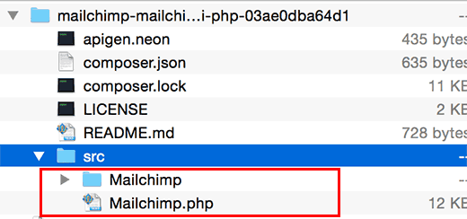 MailChimp API 文件