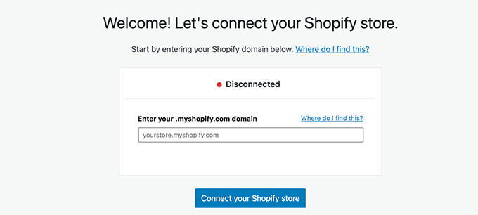 您的 Shopify 商店 URL