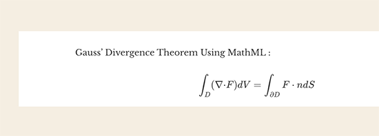 MathML 预览