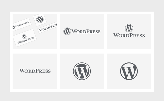 WordPress 徽标示例