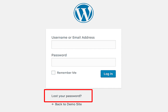 在 WordPress 中恢复丢失的密码