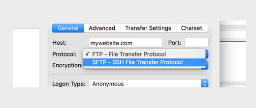 SFTP 而不是 FTP