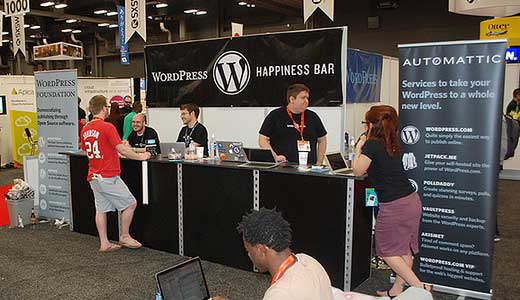 SXSW WordPress 展位