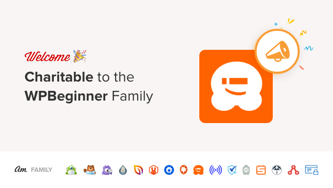 欢迎 WP Charitable 加入 WPBeginner 大家庭