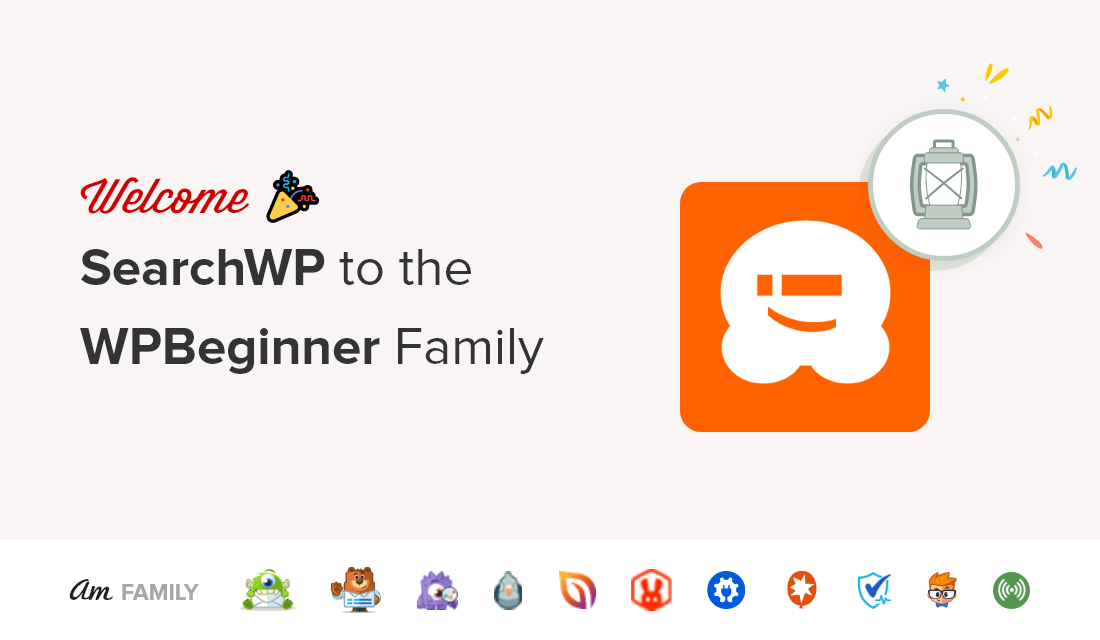 欢迎 SearchWP 加入 WPBeginner 产品系列