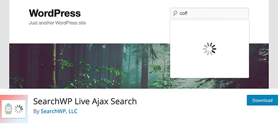 搜索WP Ajax Live