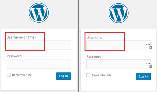 WordPress 4.5 将允许用户使用电子邮件地址登录