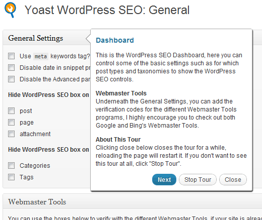 Yoast WordPress SEO 指针