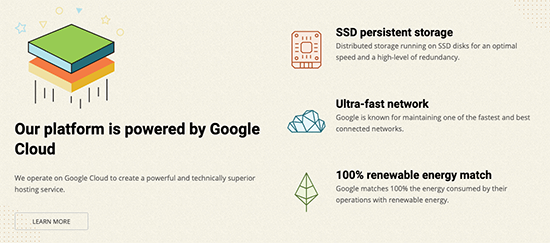 SiteGround 在谷歌云平台上
