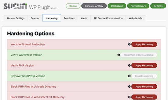 使用 Sucuri 强化 WordPress 安全性