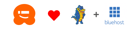 谢谢 HostGator 和 Bluehost