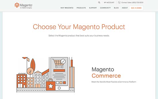 Magento 计划和产品