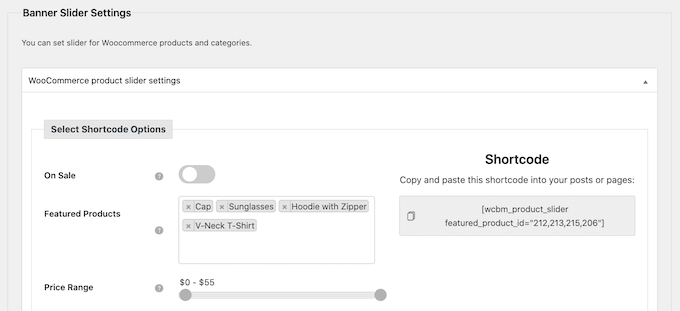WooCommerce 横幅管理