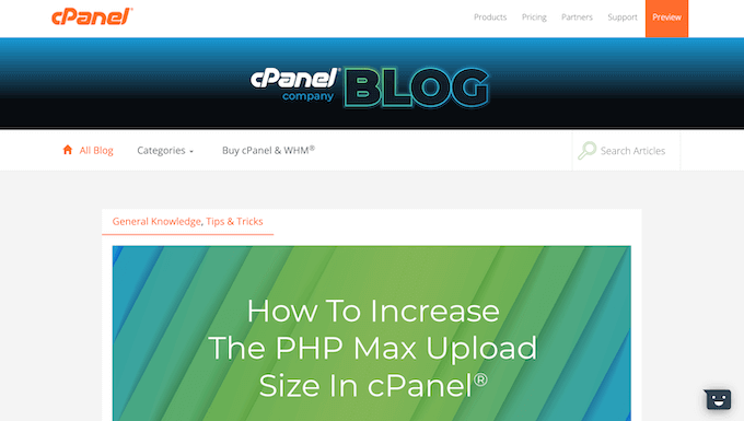 cPanel 博客