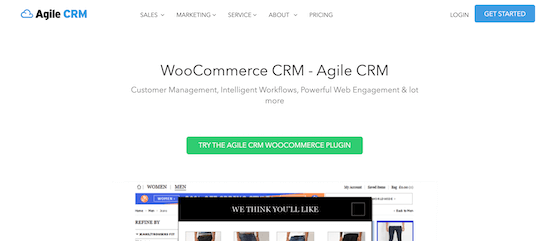 WooCommerce 的敏捷 CRM