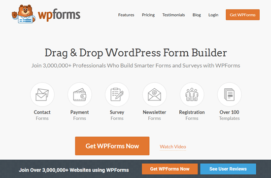 WPForms 网站