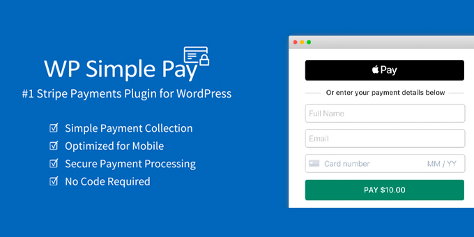 WP Simple Pay - WordPress 支付插件