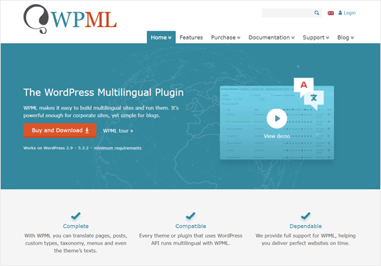 WPML 最佳 WordPress 多语言插件和公司
