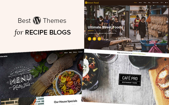 食品和食谱博客的最佳 WordPress 主题