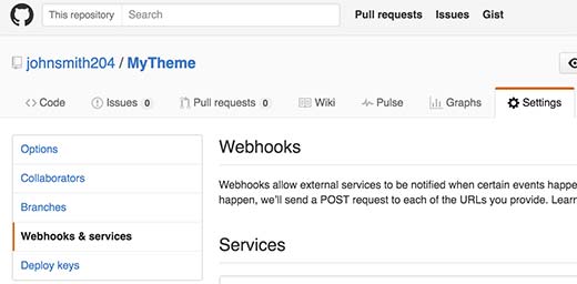 GitHub Webhook 和服务