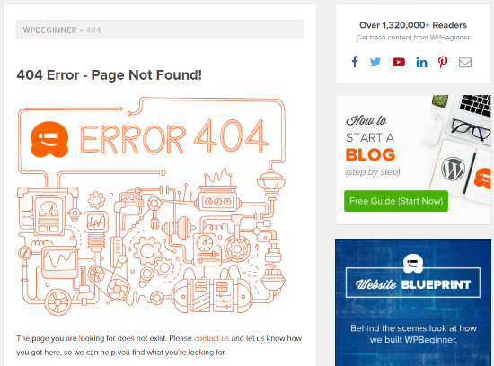 404 错误示例