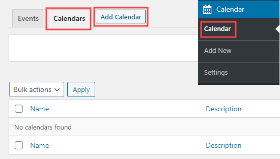 在 Sugar Calendar 中添加新日历