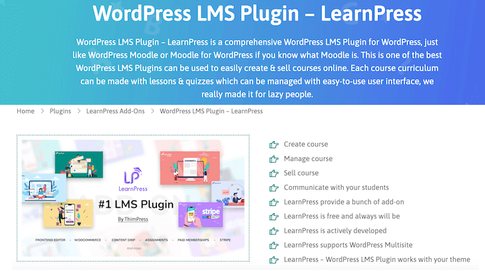LearnPress WordPress LMS