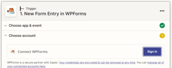 登录您的 WPForms 帐户