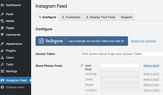 从 Instagram 获取访问令牌和用户 ID