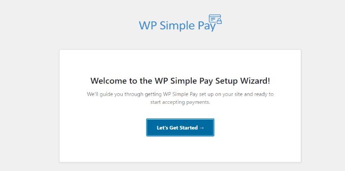 WP Simple Pay 设置向导