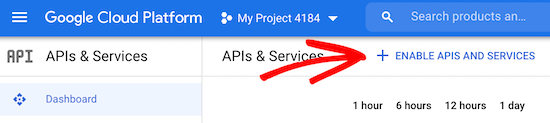 启用 API 和服务