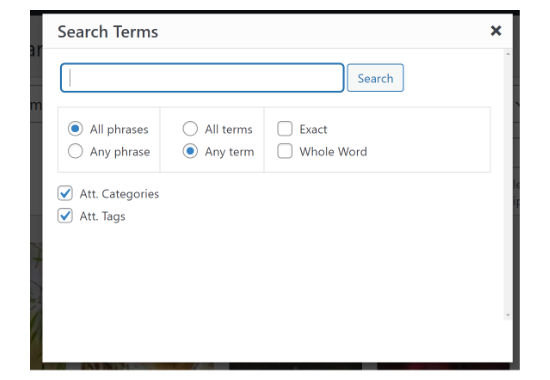 输入搜索标签或类别以搜索图像